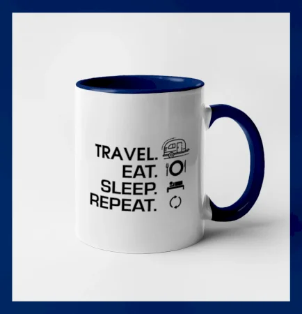 Eat sleep travel - Malý príves