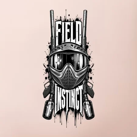Čiernobiela maska – Field Instinct paintball