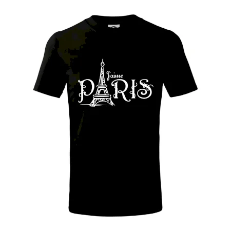 Paris nápis Eiffelovka rovný