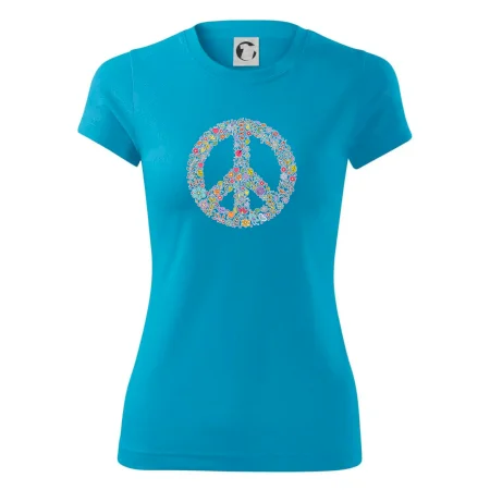 Peace symbol lístočky