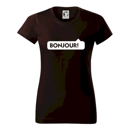 Nápis Bonjour