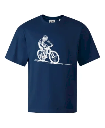 MTB kreslený cyklista