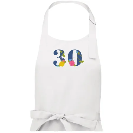 Kvetinové číslo kreslené - 30