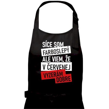 Síce som farboslepý, ale viem, že v červenej vyzerám dobre