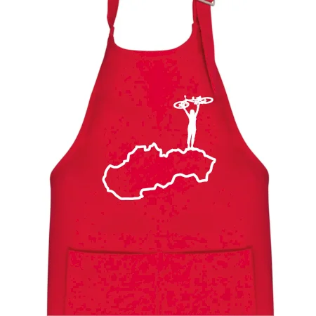 Mapa Slovenska - cyklista