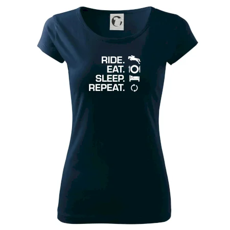 Ride Eat Sleep Repeat Kôň