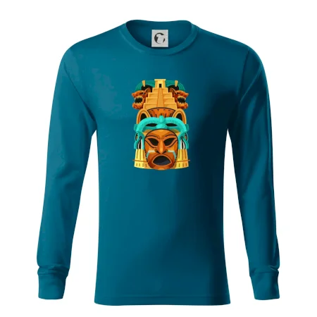 Mayová maska s pyramídou