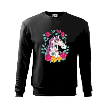 Kôň farebný s kvetinami