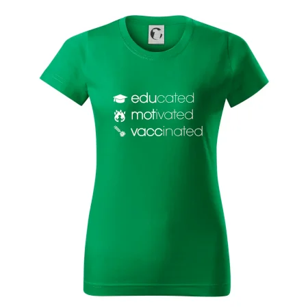 Educated motivated vaccinated