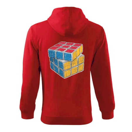 Rubikova kocka kreslená