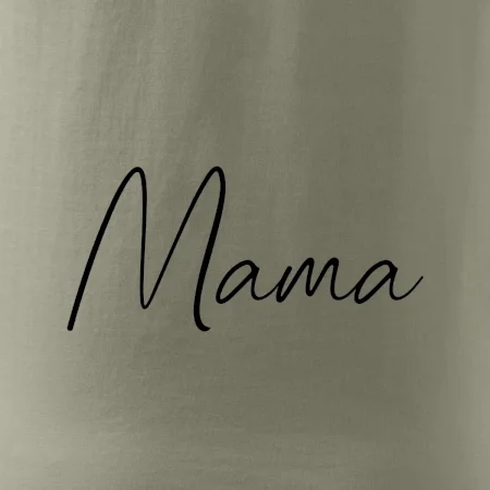 Nápis písací na prsiach - mama