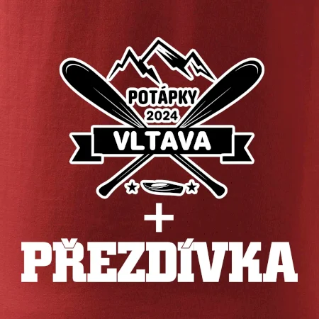 K vode - pádla hory (vlastný nápis)