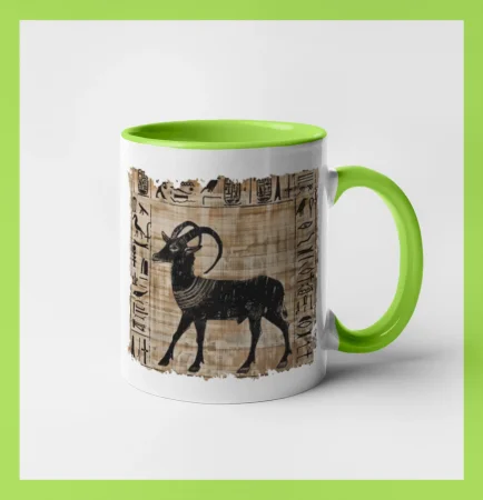 Egyptské hieroglyfy koza