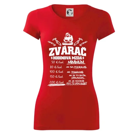 Hodinová mzda zvárač