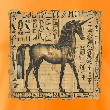 Egyptské hieroglyfy jednorožec