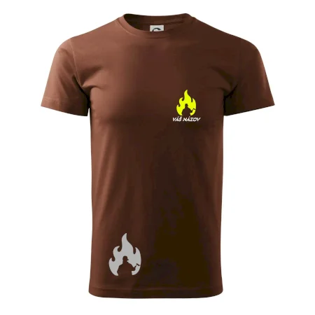 Hasiči - oheň - Váš názov - Prsník + chrbát