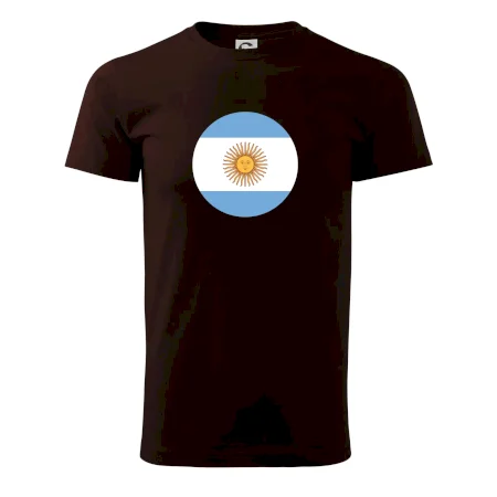 Argentína vlajka guľatá