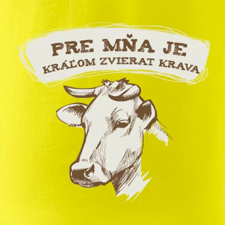 Pre mňa je kráľom zvierat krava