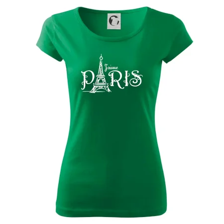 Paris nápis Eiffelovka rovný
