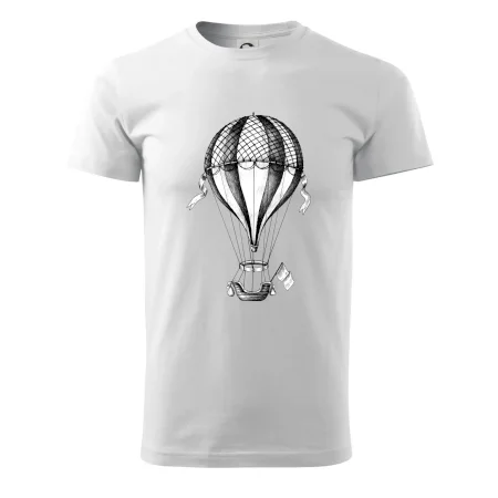 Teplovzdušný balón kreslený