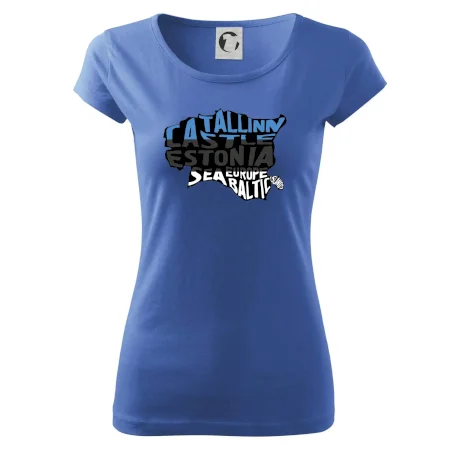 Mapy - názvy miest - Estónsko