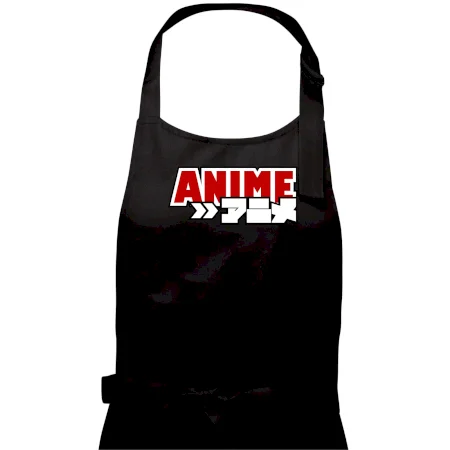 Anime nápis červený