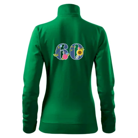 Kvetinové číslo kreslené - 60