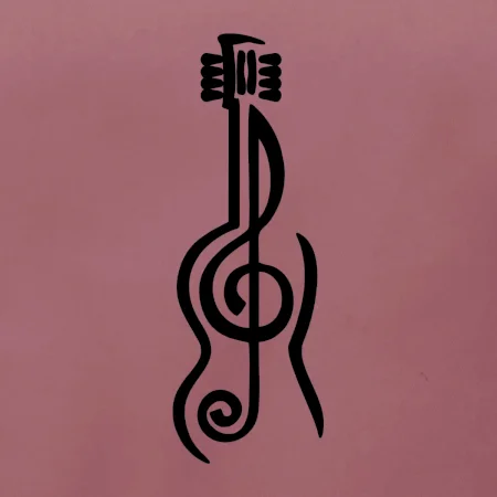 Husľový kľúč gitara