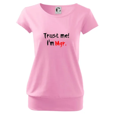 Trust me I´m  Mgr. / Ver mi som Magister.