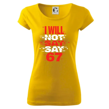 Červený - I Will Not Say SAY 67