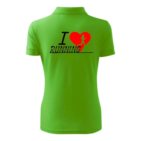 I love running dievča