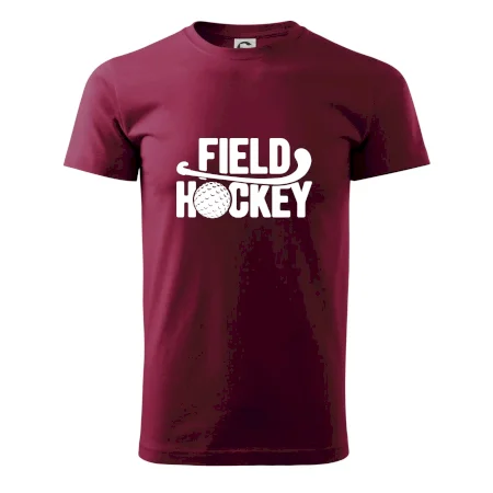 Field hockey loptička a nápis