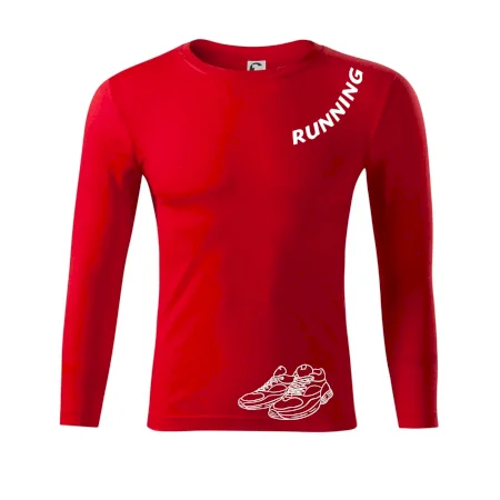 Running nápis šikmo