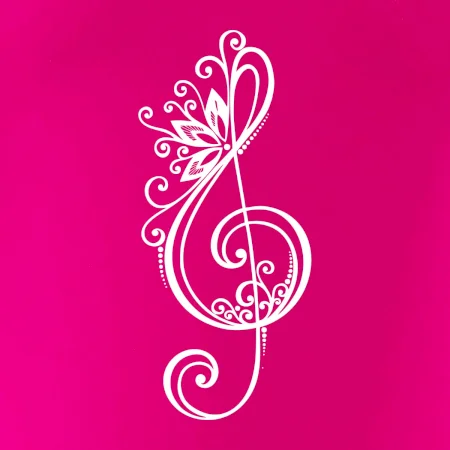 Husľový kľúč kvety