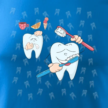 Zubárske tričko - kefka a jedlo