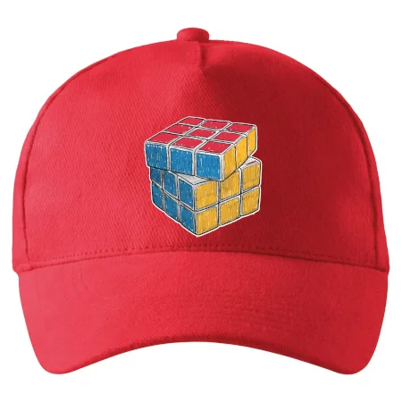 Rubikova kocka kreslená