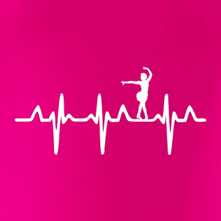 EKG tanečnice salsy