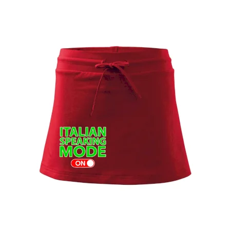 Italian speaking mode - ON