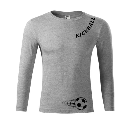 Kickball nápis šikmo