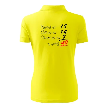 Vyzerá, cíti sa, chová sa - 40 rokov