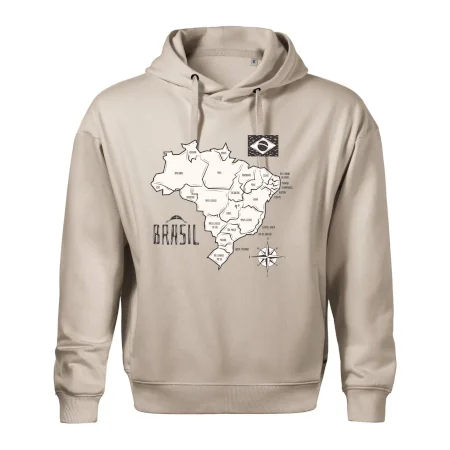 Brazília mapa s názvami regiónov