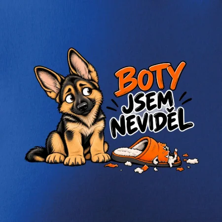 Boty jsem neviděl - štěně vlčáka