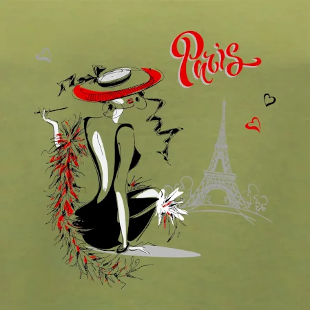 Fashion model Paris