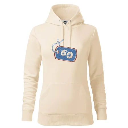 60 na krku štítok