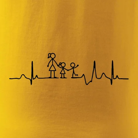 Ekg mamička a dievča + chlapec