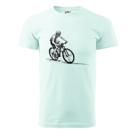 MTB kreslený cyklista