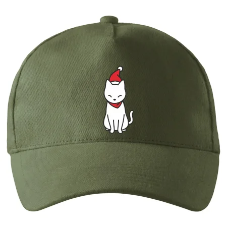 Vianočná mačka sediaca