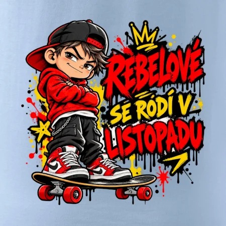 Novembroví rebeli sa rodia na skateboarde