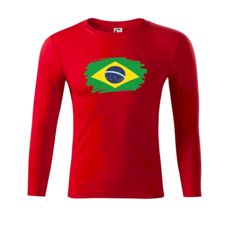 Brazília vlajka štetkou