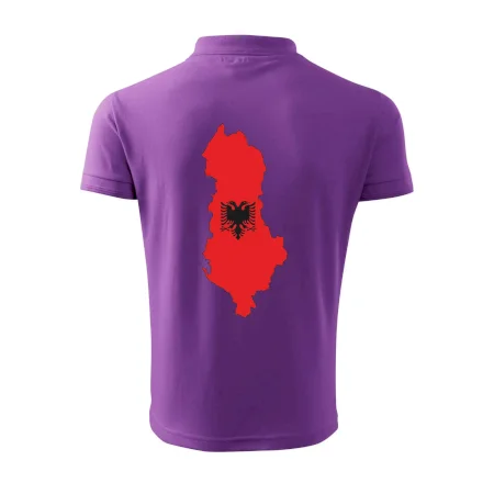 Albánsko mapa a znak